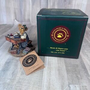 Boyds Bears Amy B Bearsadale Is It Lunch Time Yet 228364 Box COA Figurine